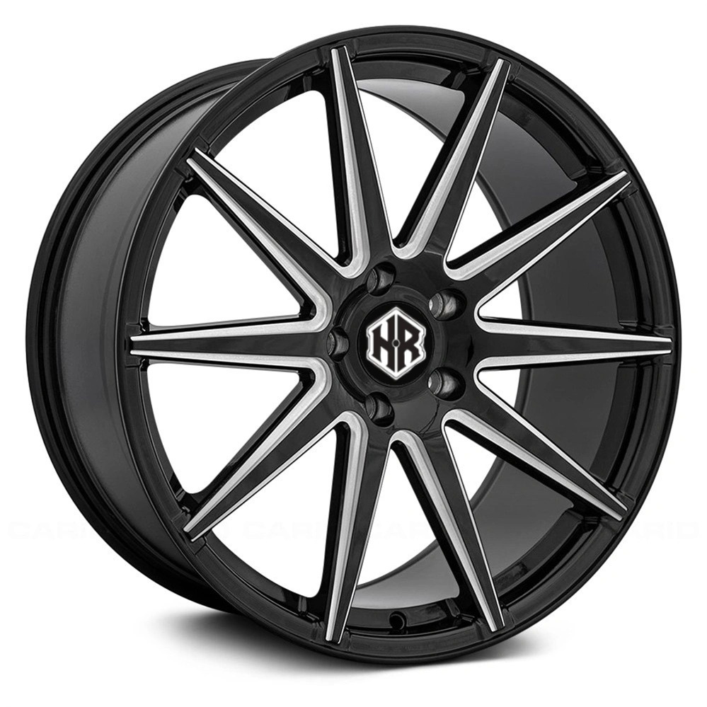 Custom Rims 20 Black 20 22 Staggered custom wheels black milling rims