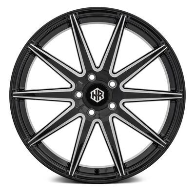 Custom Rims 20 Black 20 22 Staggered custom wheels black milling rims